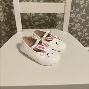 LIKE NEW Gymboree Bunny Ballet Flats (6-12M)